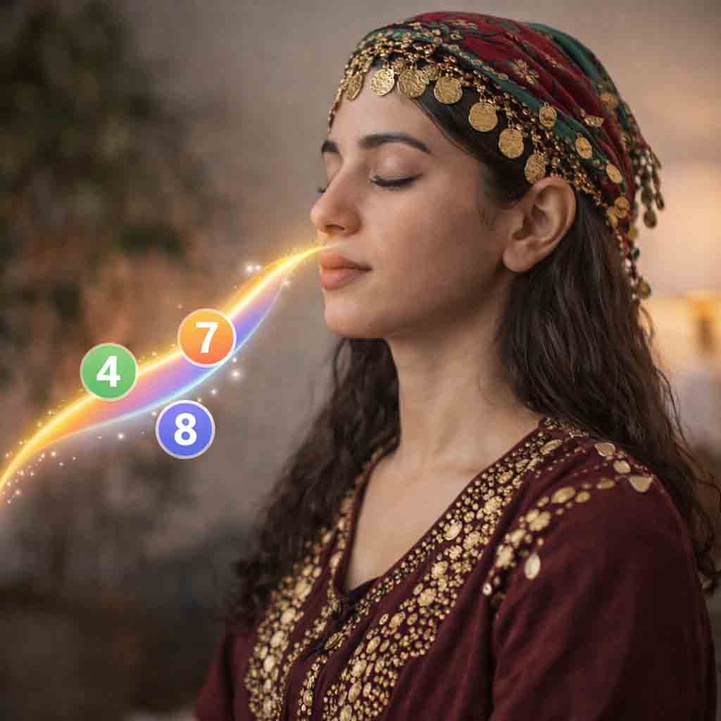 هەناسەدانا ٤-٧-٨